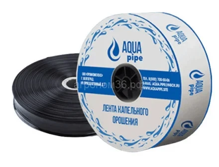 Капельная лента AQUA PIPE 7млс/20см/1,1лч/3000м фото 1 &mdash; Интернет-магазин 